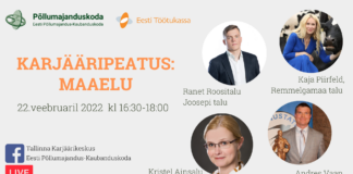 22.02.2022 – EPKK ja Eesti Töötukassa Facebook live “Karjääripeatus: MAAELU”