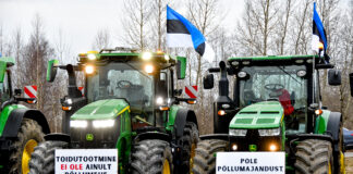 Üle 400 traktori liigub täna linnadesse – põllumehed annavad ühise signaali Eesti toidutootmise tuleviku nimel