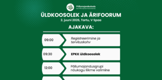 EPKK kutsub 2. juunil Tartusse: üldkoosolek ja Ärifoorum